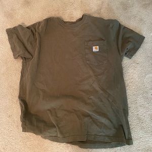 green carhartt t-shirt